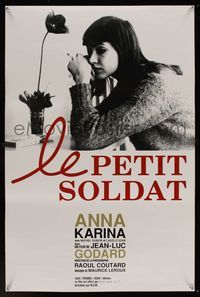 6v211 LE PETIT SOLDAT Japanese R90s Jean-Luc Godard, close up of Anna Karina smoking!