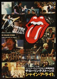 6v276 SHINE A LIGHT Japanese '08 Martin Scorcese's Rolling Stones documentary, cool concert images!