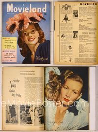 6w042 MOVIELAND magazine March 1947, strange love of Orson Welles & Rita Hayworth by Bob Coburn!