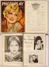6w023 PHOTOPLAY magazine October 1929, art of pretty smiling Anita Page by Earl Christy!
