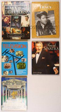 6w015 5 HARDCOVER MOVIE/TV BOOKS lot of 5 Movie Directors Story, Spencer Tracy, Frank Sinatra!