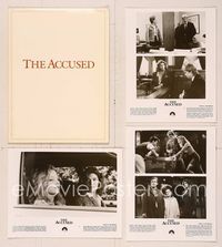 6w118 ACCUSED presskit '88 Jodie Foster, Kelly McGillis, the case that shocked a nation!