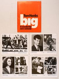 6w128 BIG presskit '88 Tom Hanks has a really big secret, Elizabeth Perkins, Robert Loggia