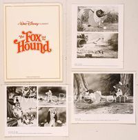 6w148 FOX & THE HOUND presskit R88 two friends who didn't know they were supposed to be enemies!