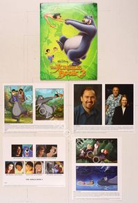 6w152 JUNGLE BOOK 2 presskit '03 Disney sequel, cool full-color animation stills!