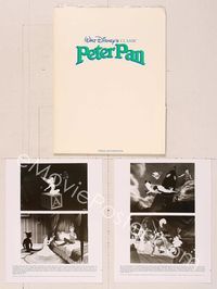 6w158 PETER PAN presskit R89 Walt Disney animated cartoon fantasy classic!