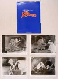 6w160 RESCUERS presskit R89 Disney mouse mystery adventure cartoon from the depths of Devil's Bayou
