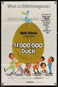 6x005 $1,000,000 DUCK 1sh '71 everyone quacks up at Disney's 24-karat layaway plan!