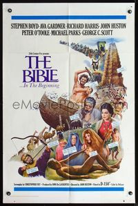 6x096 BIBLE 1sh '67 La Bibbia, John Huston as Noah, Stephen Boyd as Nimrod, Ava Gardner as Sarah