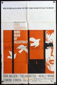 6x104 BIRDMAN OF ALCATRAZ 1sh '62 Burt Lancaster in John Frankenheimer's prison classic!
