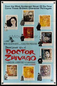 6x215 DOCTOR ZHIVAGO style C 1sh '65 Omar Sharif, Julie Christie, Lean English epic