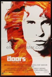 6x226 DOORS DS 1sh '90 cool image of Val Kilmer as Jim Morrison, directed by Oliver Stone!