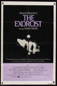 6x272 EXORCIST int'l 1sh '74 William Friedkin, Max Von Sydow, William Peter Blatty horror classic!