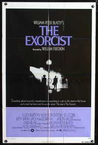 6x271 EXORCIST 1sh '74 William Friedkin, Max Von Sydow, William Peter Blatty horror classic!