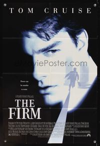 6x307 FIRM 1sh '93 image of Tom Cruise on the run, Sydney Pollack directed, lawyers!