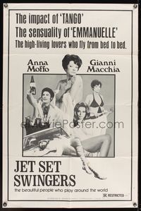6x349 GIRL CALLED JULES 1sh '70 La Ragazza di nome Giulio, Jet Set Swingers!