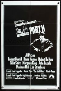 6x358 GODFATHER PART II 1sh '74 Al Pacino in Francis Ford Coppola classic crime sequel!