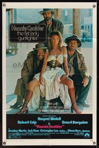 6x398 HANNIE CAULDER 1sh '72 sexiest cowgirl Raquel Welch, Jack Elam, Robert Culp, Ernest Borgnine