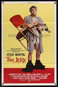 6x452 JERK int'l 1sh '79 wacky Steve Martin is the son of a poor black sharecropper!