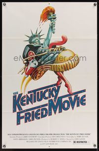6x464 KENTUCKY FRIED MOVIE 1sh '77 John Landis directed comedy, wacky tennis shoe art!