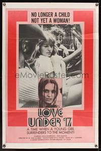 6x509 LOVE UNDER 17 1sh '70 not a child, not yet a woman!