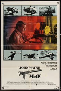 6x540 McQ 1sh '74 John Sturges, John Wayne is a busted cop with an unlicensed gun!