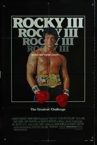 6x743 ROCKY III 1sh '82 Sylvester Stallone faces Mr. T in the boxing ring!