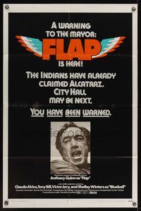 6y227 FLAP 1sh '70 Native American Anthony Quinn, you have been warned!
