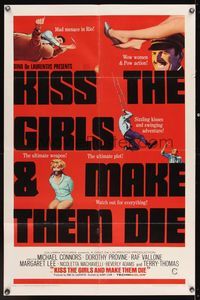 6y432 KISS THE GIRLS & MAKE THEM DIE 1sh '66 Henry Levin's Se tutte le donne del mondo!