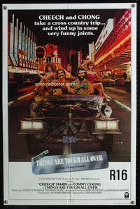 6y869 THINGS ARE TOUGH ALL OVER int'l 1sh '82 Cheech & Chong take a cross country trip to Las Vegas