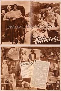 6z122 BONNIE PARKER STORY German program '58 many different images of gangster Dorothy Provine!