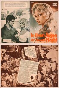 6z142 NIGHT HEAVEN FELL German program '58 many different images of sexiest Brigitte Bardot!