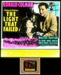 6z041 LIGHT THAT FAILED glass slide '39 Ronald Colman is a famous painter slowly going blind!