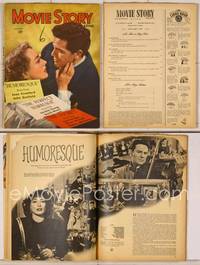 6z091 MOVIE STORY magazine January 1947, art of Joan Crawford & John Garfield from Humoresque!