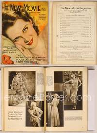 6z080 NEW MOVIE MAGAZINE magazine July 1931, wonderful art of Norma Shearer by Rolf Armstrong!