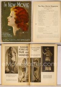 6z077 NEW MOVIE MAGAZINE magazine March 1930, great profile art of Janet Gaynor by Penrhyn Stanlaws