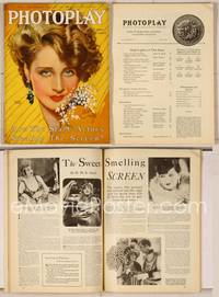 6z068 PHOTOPLAY magazine April 1930, great artwork of glamorous Norma Shearer by Earl Christy!