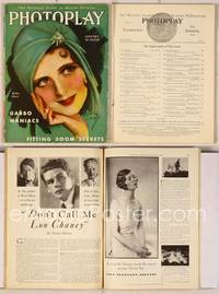 6z065 PHOTOPLAY magazine January 1930, cool artwork of pretty Billie Dove by Earl Christy!