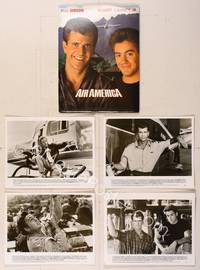6z165 AIR AMERICA presskit '90 Mel Gibson & Robert Downey Jr. are flying for the CIA!