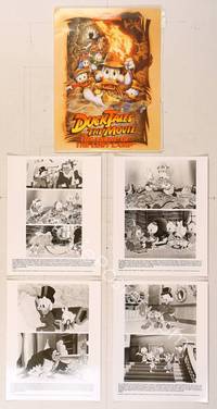 6z177 DUCKTALES: THE MOVIE presskit '90 Walt Disney, Scrooge McDuck, cool adventure art!