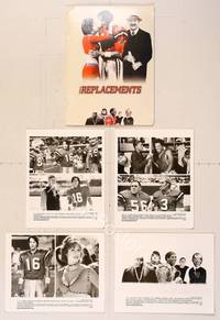 6z206 REPLACEMENTS presskit '00 Keanu Reeves as football player with cheerleader & Gene Hackman!