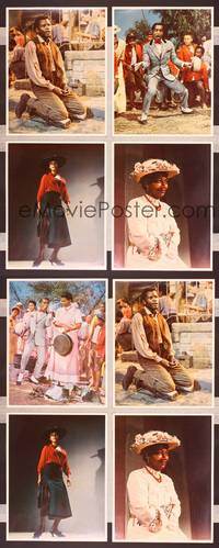 7a488 PORGY & BESS  8 color 11x14 stills '59 Sidney Poitier, Dorothy Dandridge & Sammy Davis Jr.!