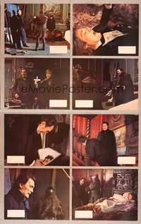 7a139 DRACULA  8 English LCs '73 many great horror images of vampire Jack Palance!