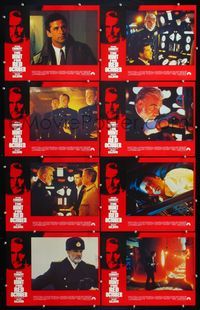 7a246 HUNT FOR RED OCTOBER 8 English LCs '90 Russian military submarine captain Sean Connery!