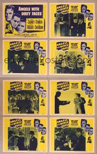 7a020 ANGELS WITH DIRTY FACES 8 LCs R56 James Cagney, Pat O'Brien & Dead End Kids classic!