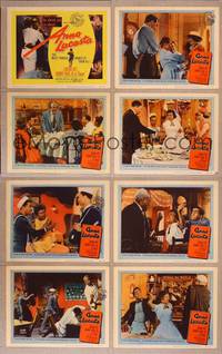 7a022 ANNA LUCASTA  8 LCs '59 red-hot night-time girl Eartha Kitt, Sammy Davis Jr.!