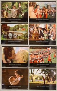 7a034 BARRY LYNDON 8 Italy/Eng LCs '75 Stanley Kubrick, Ryan O'Neal, historical romantic melodrama!