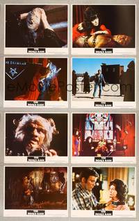 7a116 DEVIL'S RAIN 8 LCs '75 Ernest Borgnine, William Shatner, Anton Lavey, grotesque images!