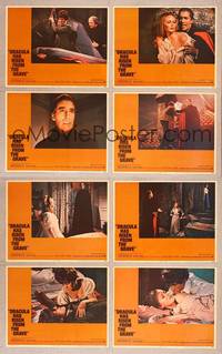 7a140 DRACULA HAS RISEN FROM THE GRAVE 8 LCs '69 Hammer, Christopher Lee as Dracula!