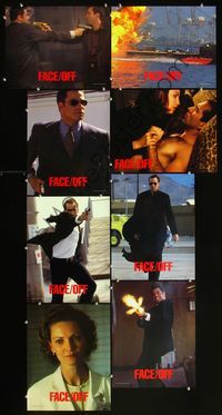 7a160 FACE/OFF 8 LCs '97 John Travolta and Nicholas Cage switch faces, John Woo sci-fi action!